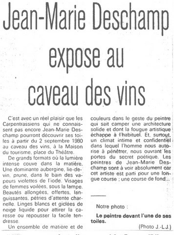   Carpentras Caveau des Vins 1980